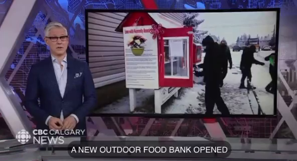 New Outdoor Food Bank Opened